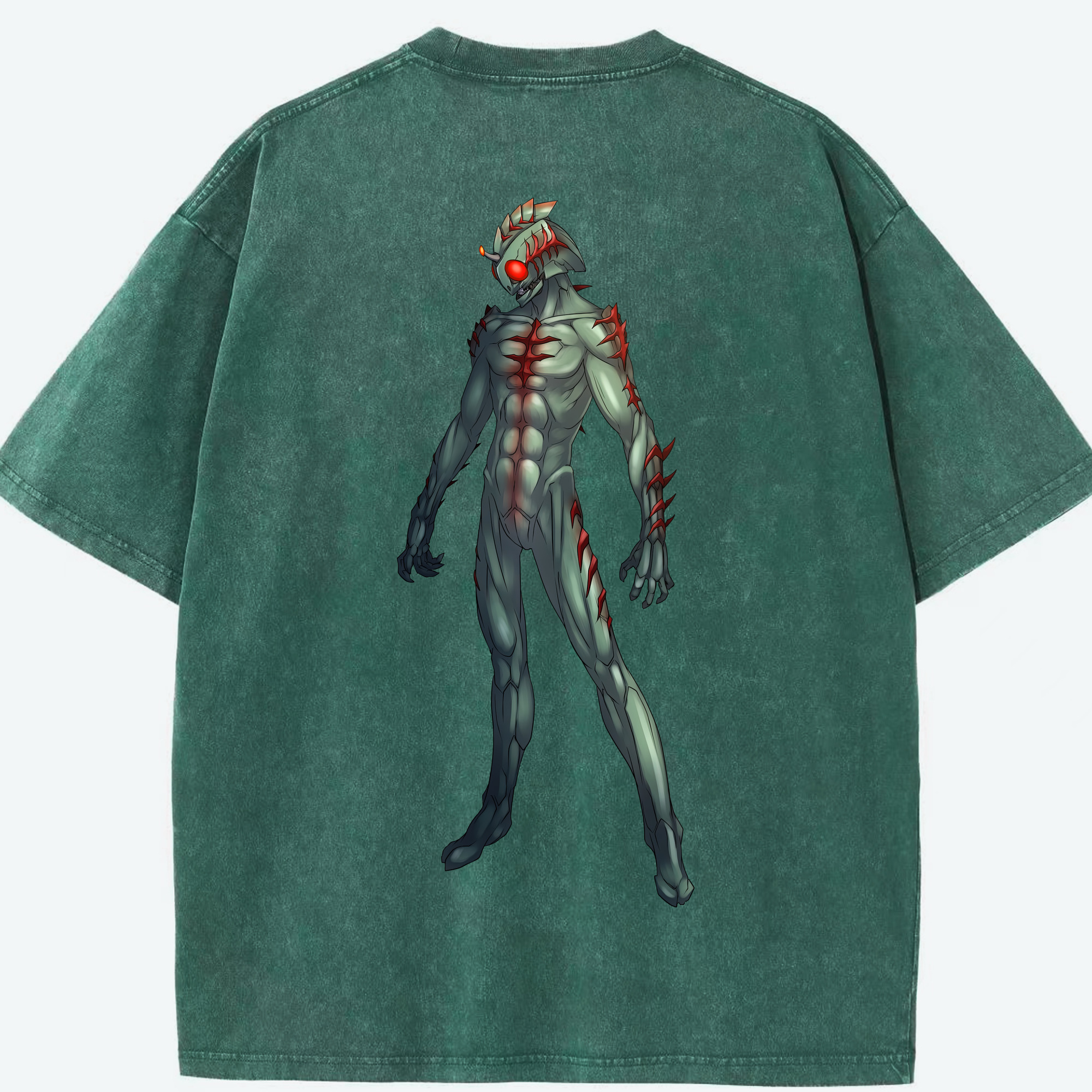 （画像用） ウルトラマン Ultraman 綿100% ヴィンテージ風 半袖Tシャツ（背面プリント）